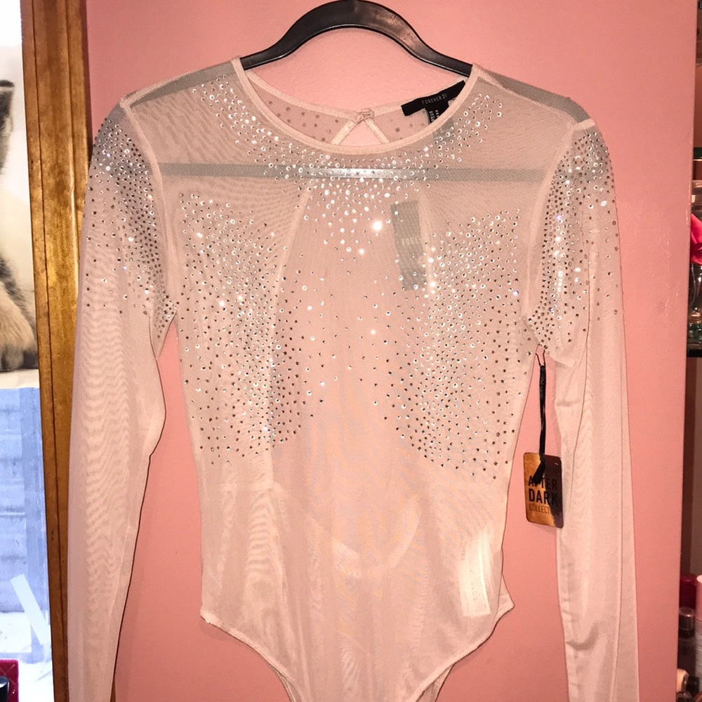💎Forever 21 Bling Bodysuit💎